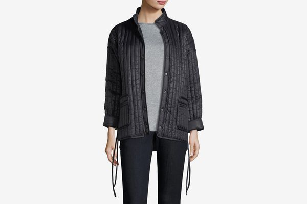 Eileen Fisher Quilted Recycled Nylon Kimono Coat