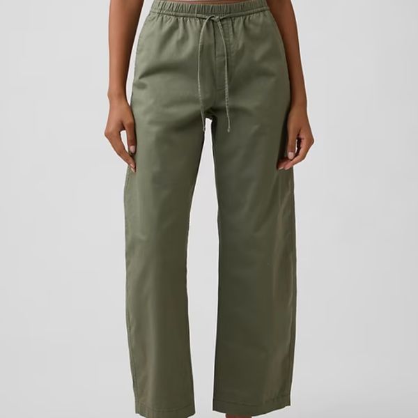 Gap Factory High Rise Easy Barrel Khakis