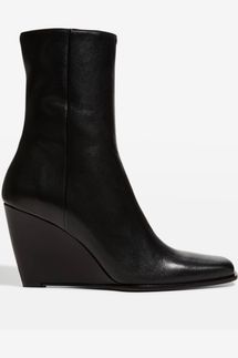 Wandler Gaia Leather Wedge Boots
