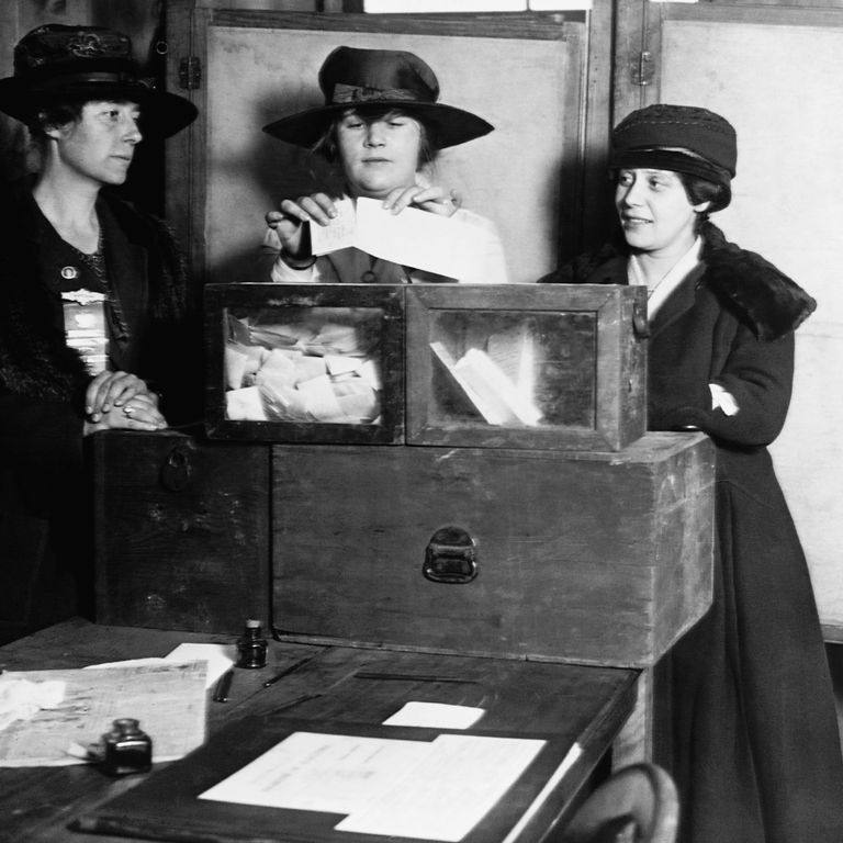 Ninety-Two Years of Women Voting, in Pictures