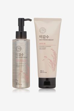 The Face Shop Rice Water Bright Cleansing Foam and Cleansing Oil