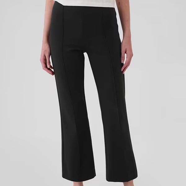 Gap High Rise Double Knit Crop Kick Pants