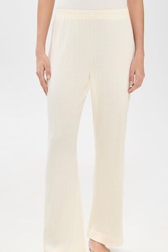 Donni. The Pointelle Simple Crop Pants