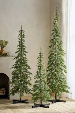 Terrain Faux Pre-Lit Floor Length Alpine Fir