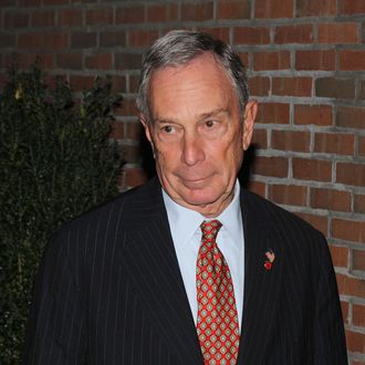 NEW YORK, NY - OCTOBER 21: Mayor Michael Bloomberg attends Paul McCartney's & Nancy Shevell's party at The Bowery Hotel on October 21, 2011 in New York City. (Photo by Rob Kim/Getty Images)