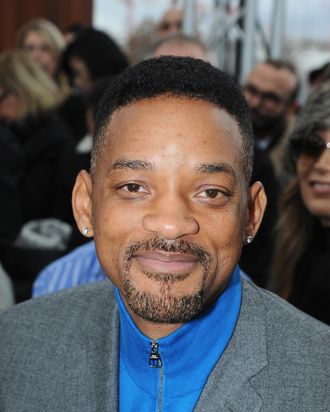 Will Smith attends the Louis Vuitton Menswear Fall/Winter 2014-2015 Show as part of Paris Fashion Week on January 16, 2014 in Paris, France. 