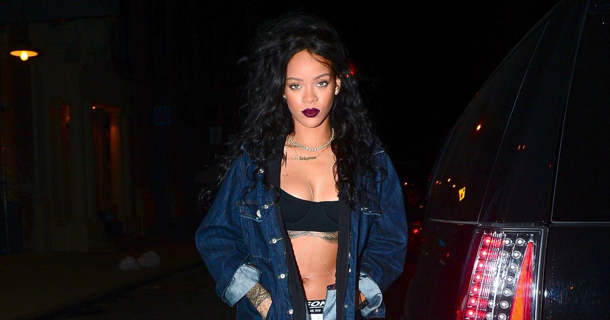 Rihanna Wore Boxers To The Club