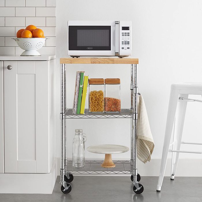13 Best Kitchen Carts And Portable, Rolling Kitchen Island Cart With Seating