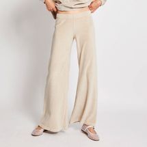 Suzie Kondi The Lito Low Rise Flare Pants in Velour