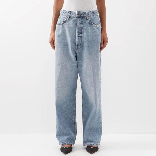 Raey Drop Organic-cotton Low-rise Baggy Jeans