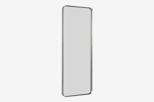 Adesso Alice Powder Coated Champagne Full Length Mirror with Steel Finishing