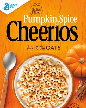 Pumpkin Spice Cheerios, a sign of the end times.
