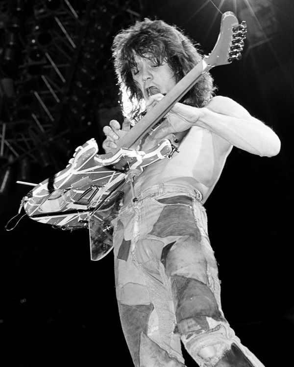 Eddie van halen black and deals white