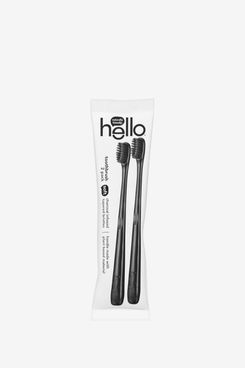hello Activated-Charcoal-Infused Bristle BPA-Free Toothbrush