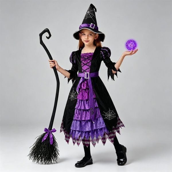 Joyfy Halloween Fairytale Witch Costume
