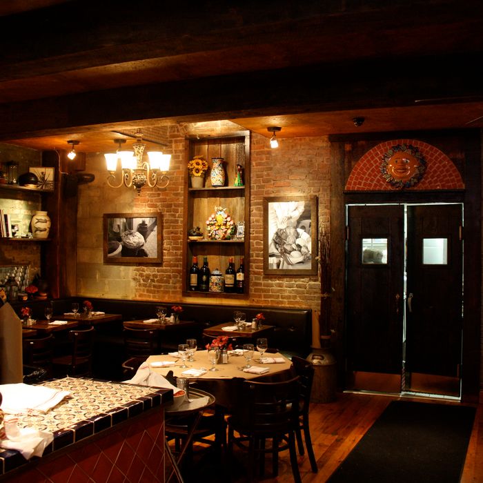 The dining room.