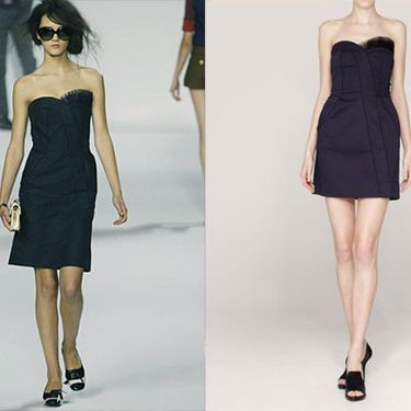 Marc by Marc Jacobs's dress (left) and Taylor Tomasi Hill's dress (right).