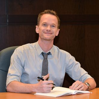 LOS ANGELES, CA - OCTOBER 24: Neil Patrick Harris signs copies of his new book 