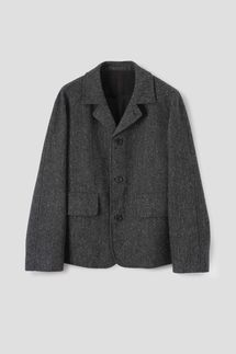 Margaret Howell Raglan Blazer Dry Herringbone Charcoal