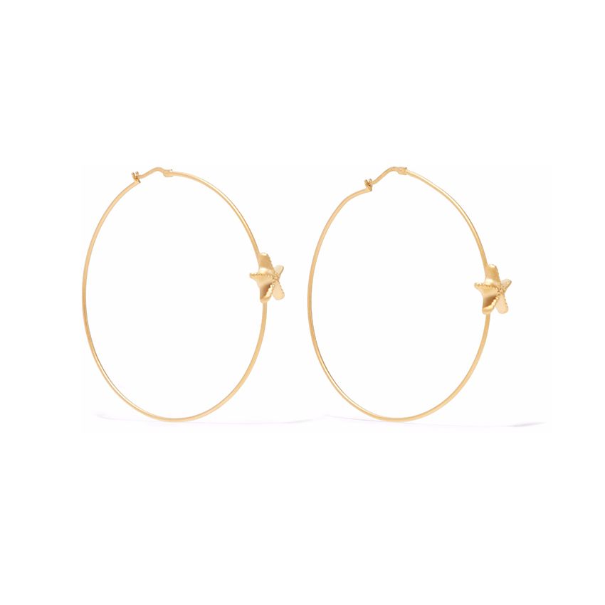 Valentino Garavani Gold-tone hoop earrings