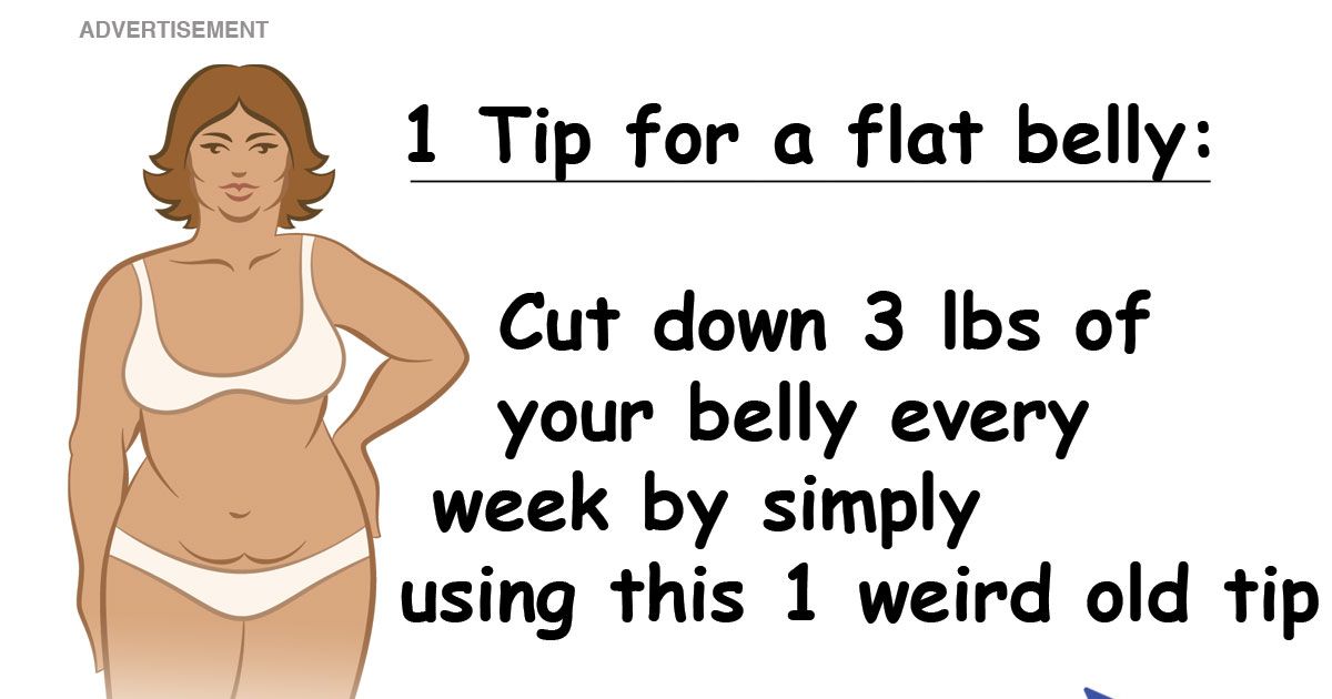 18 best tips to get a flat stomach