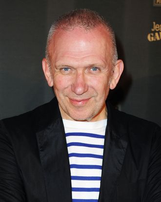 Designer Jean Paul Gaultier attends the Piper-Heidsieck Dinner during the 64th Annual Cannes Film Festival at Marche Forville on May 13, 2011 in Cannes, France. 