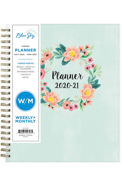 Blue Sky 2020-2021 Academic Year Weekly & Monthly Planner