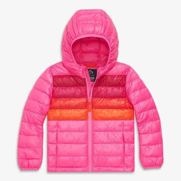 Primary Kids Lightweight Striped Puffer Jacket