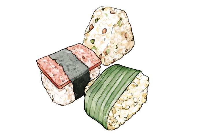 Hanamizuki&#8217;s onigiri.