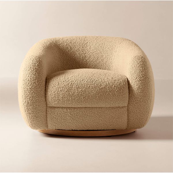 CB2 Laszlo Swivel Chair