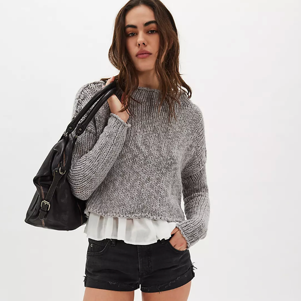 Free People Opal Rollneck Knit Sweater