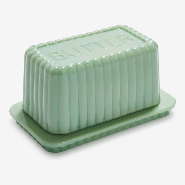 Sur La Table Jadeite Butter Dish