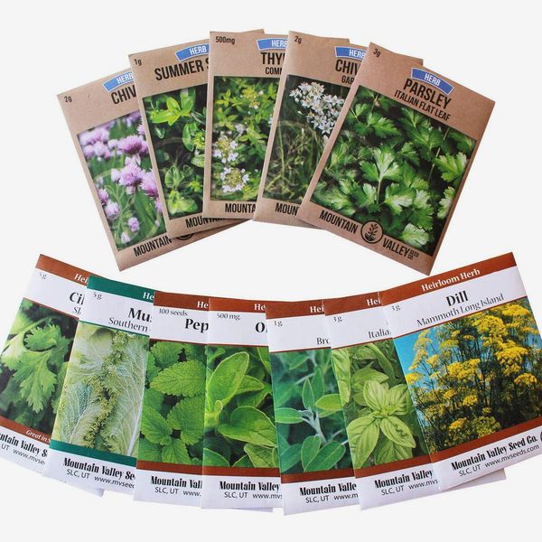 Living Whole Foods Assortment of 12 Culinary Herb Seeds