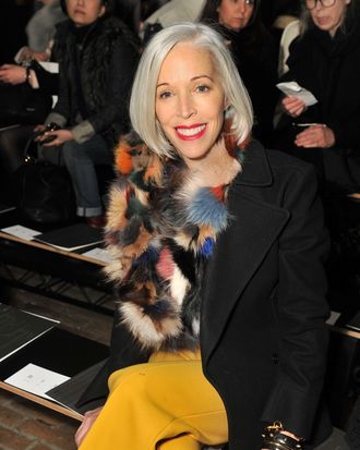Vice President of Visual Merchandising at Bergdorf Goodman Linda Fargo attends the 3.1 Phillip Lim Fall 2012 fashion show during Mercedes-Benz Fashion Week at Highline Stages on February 13, 2012 in New York City. 