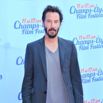 PARIS, FRANCE - JUNE 15: Keanu Reeves attends the Side by Side Premiere during Day 5 of the Champs Elysees Film Festival on June 15, 2014 in Paris, France. (Photo by Kay-Paris Fernandes/Getty Images)