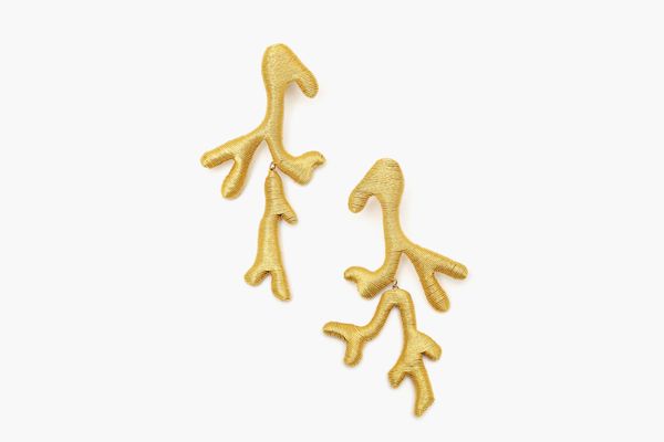 Aquazzura Coraline Earring in Gold