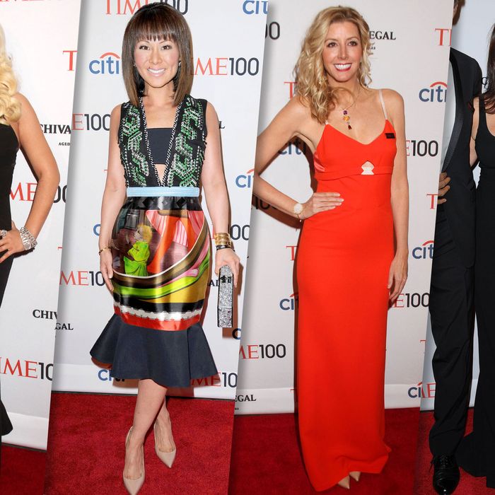 Christina Aguilera, Alina Cho, Sarah Blakely, and Lisa Oz.
