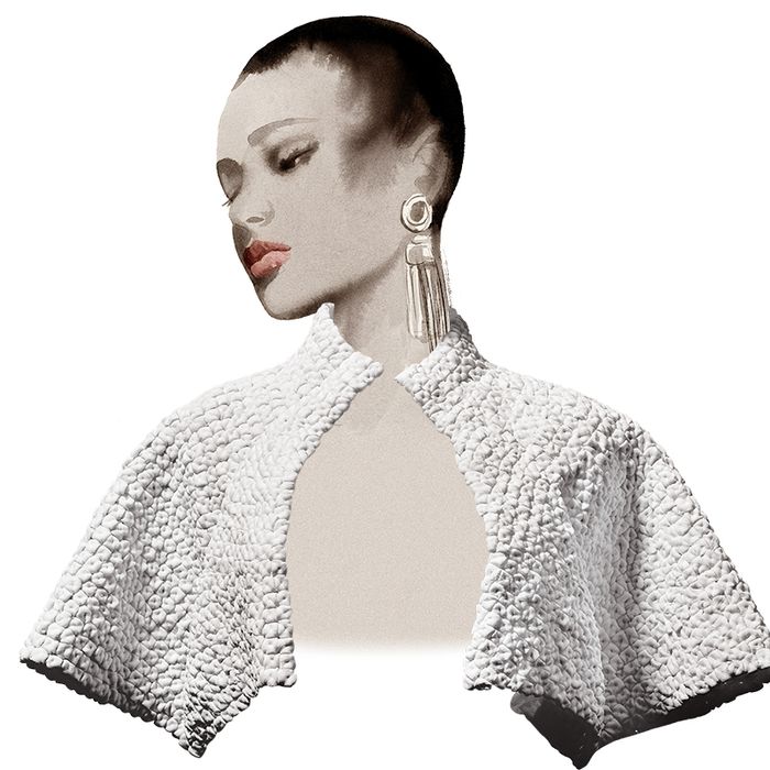 Peter Langner's embroidered bolero.