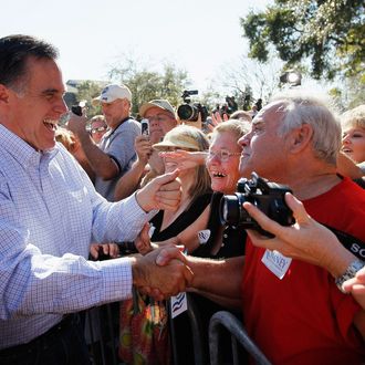 Republican presidential candidate and former Massachusetts Gov. Mitt Romney