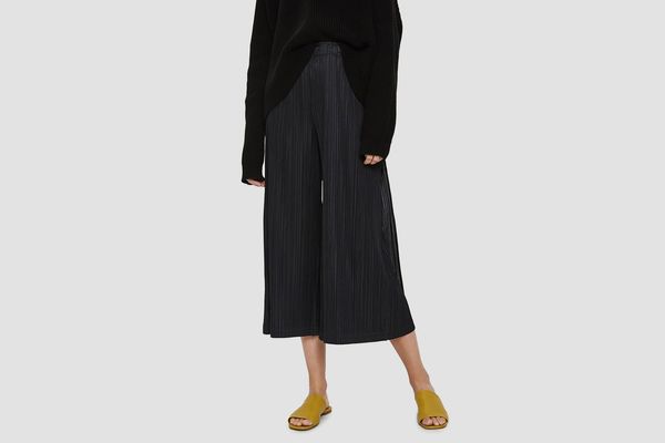 Pleats Please by Issey Miyake Thicker Bottoms in Black