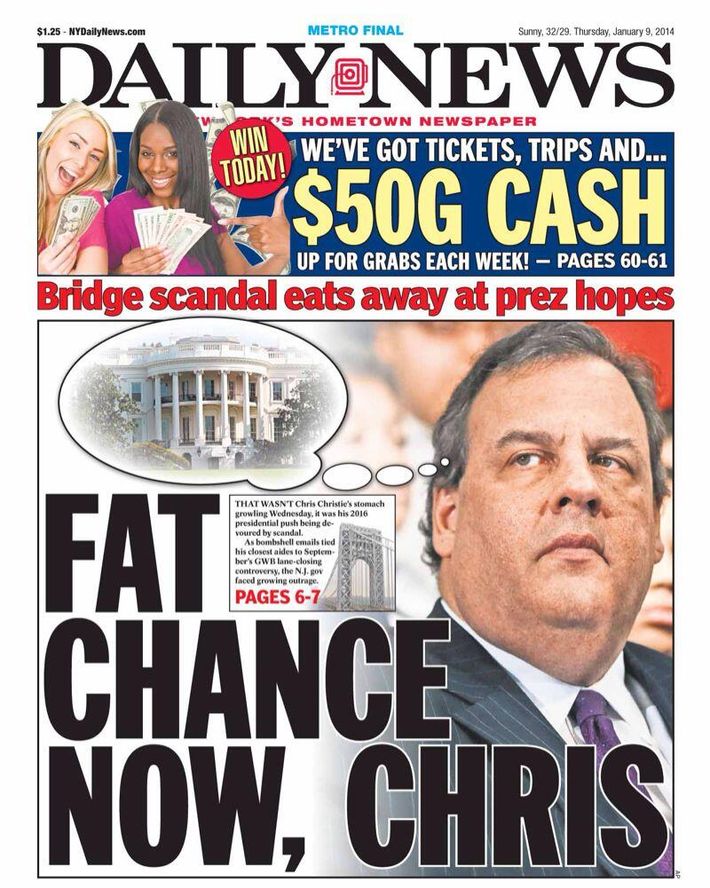 Chris Christie Is the Butt of Bridge Jokes As Scandal Gets Serious