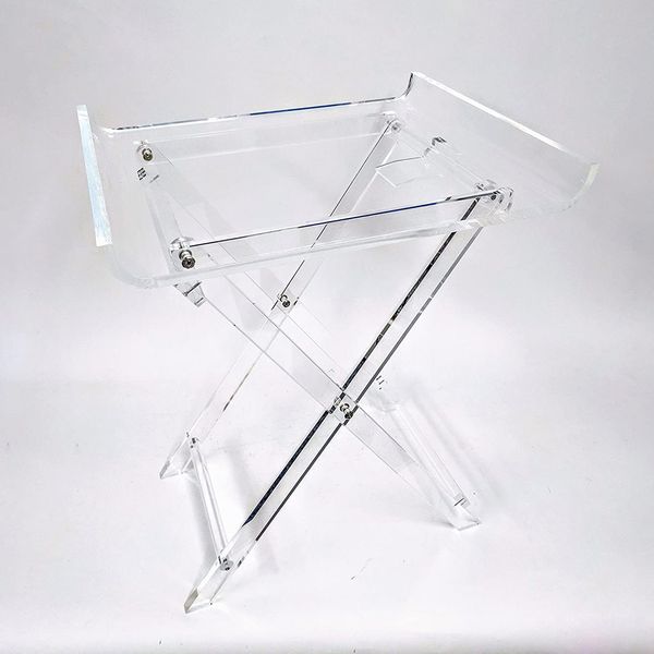 Designstyles Acrylic Folding Tray Table