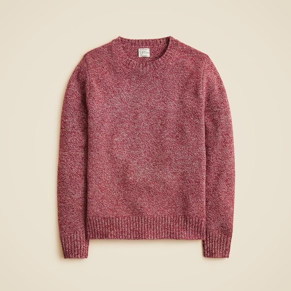 J.Crew Rugged Merino Wool-Blend Marled Sweater