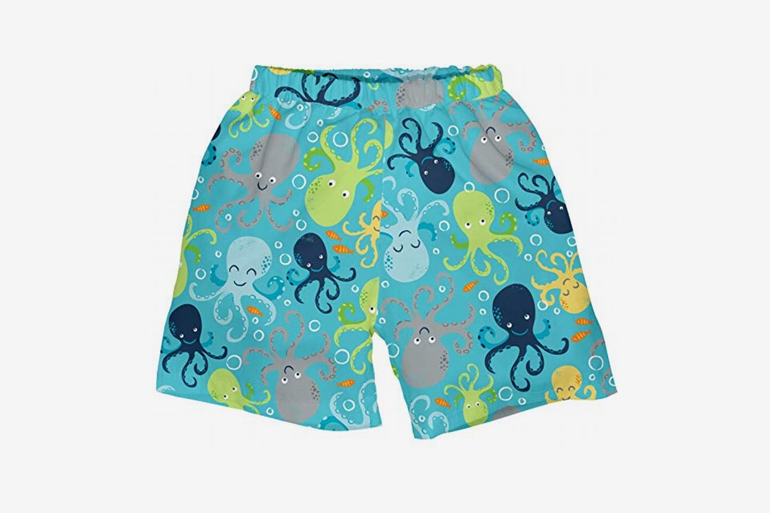 Baby-Boys Unisex-Baby Board Shorts with Built-in Reusable Absorbent Swim Diaper Swim Trunks I-Play