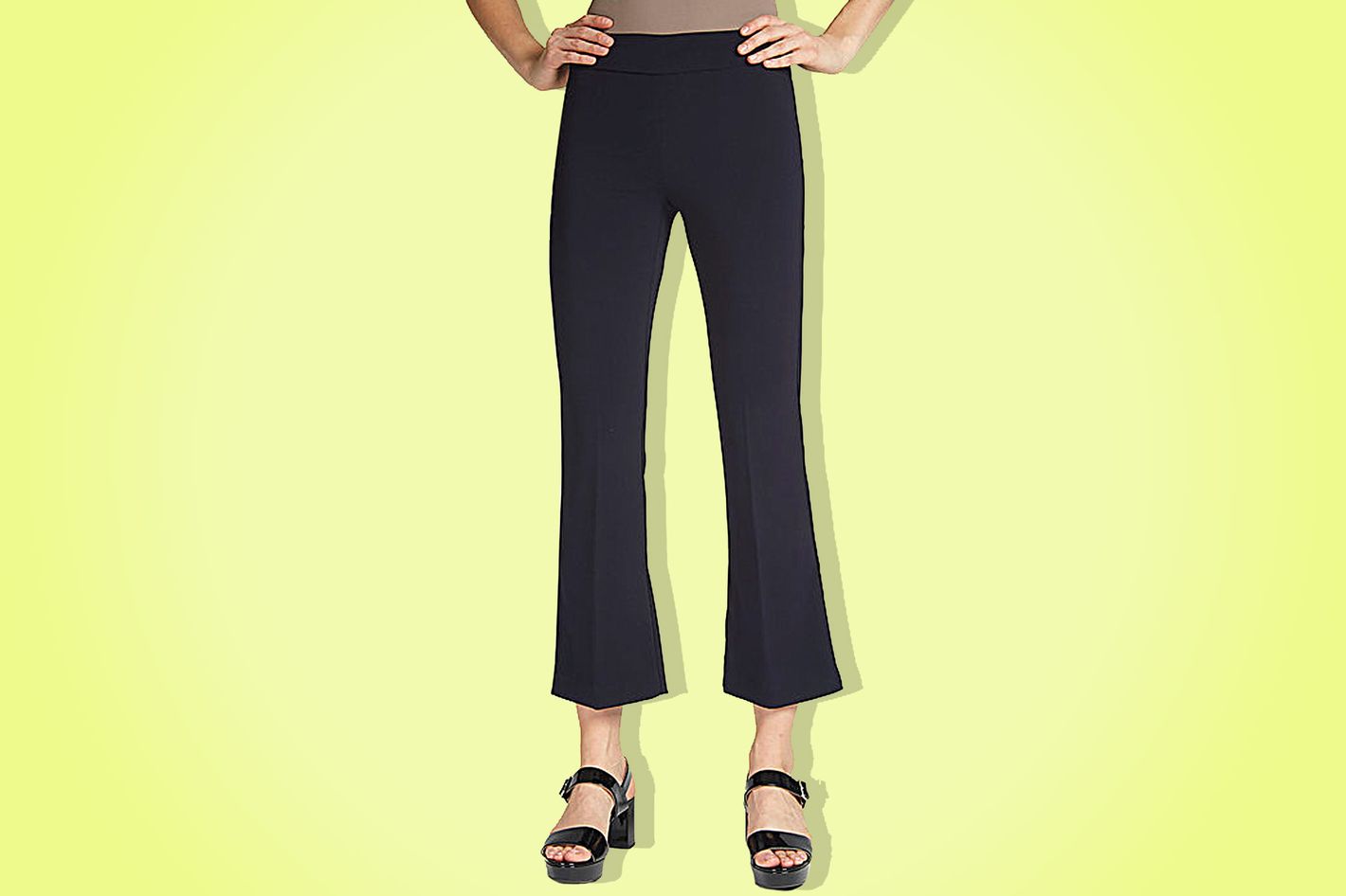 NWT) h&m pull on ultra stretch flare pants, Women's Fashion