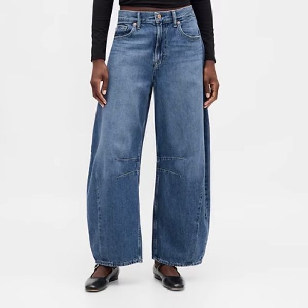 Gap High-Rise UltraSoft Horseshoe Jeans