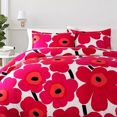 Marimekko Unikko Comforter Set, Full/Queen