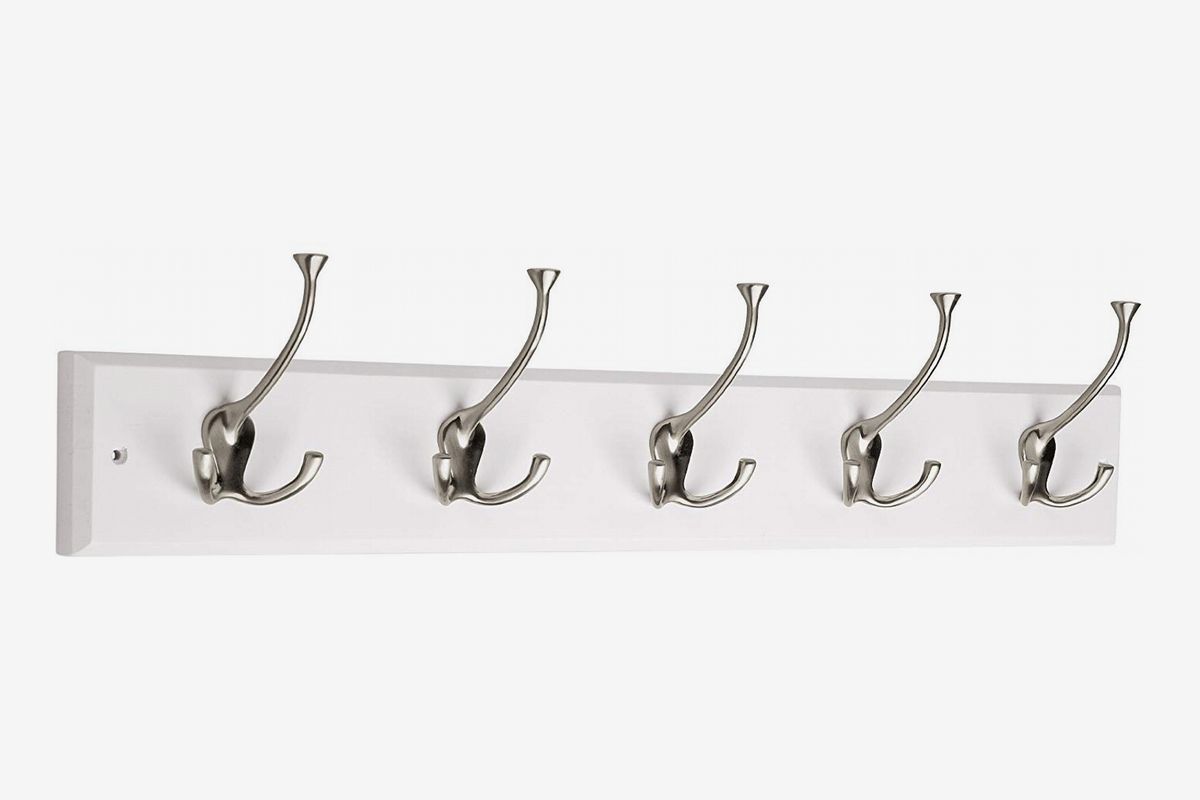 WHITGO Wall Mounted Coat Rack 2 Packs 15 Hooks Stainless Steel Coat Hook Rail for Coat Hat Towel Purse Robes Entryway Bathroom Closet Room