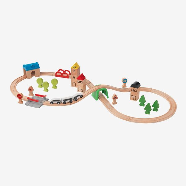 Ikea Lillabo 45-piece Train Set With Track