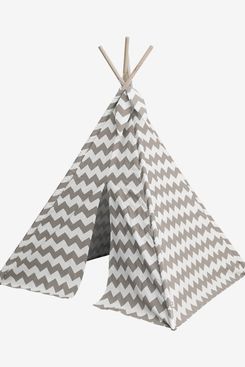 Discovery Kids Toy Tent TeePee Canvas with Wood Poles